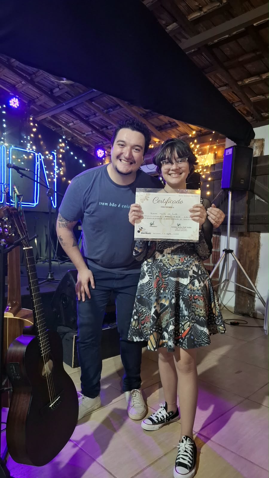 Espaço da Bee Music em Três Corações